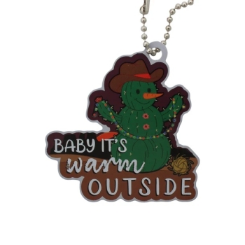 Prickly Navidad Cache Buddy Travel Tag